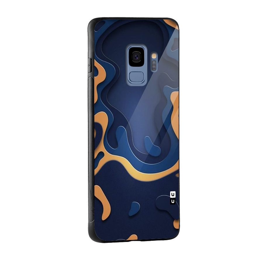 Drops Flow Glass Back Case for Galaxy S9
