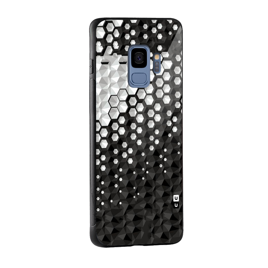 Elite Hexagonal Glass Back Case for Galaxy S9