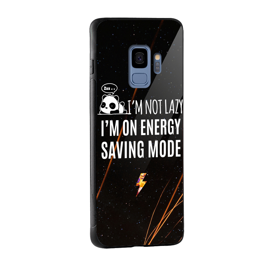 Energy Saving Mode Glass Back Case for Galaxy S9