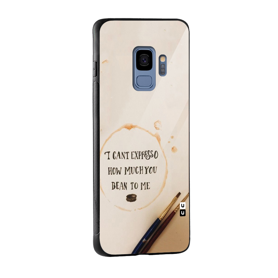 Espresso Bean Glass Back Case for Galaxy S9