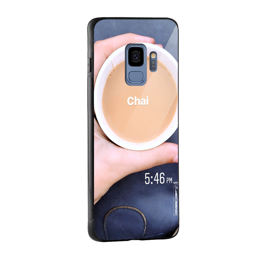 Evening Tea Glass Back Case for Galaxy S9