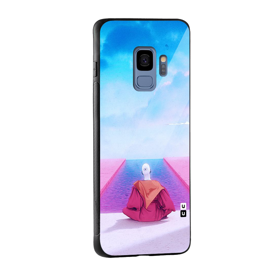 Eye Art Glass Back Case for Galaxy S9