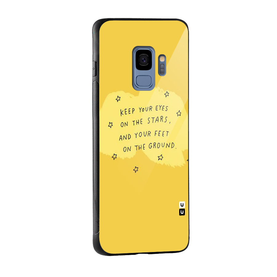 Eyes On Stars Glass Back Case for Galaxy S9