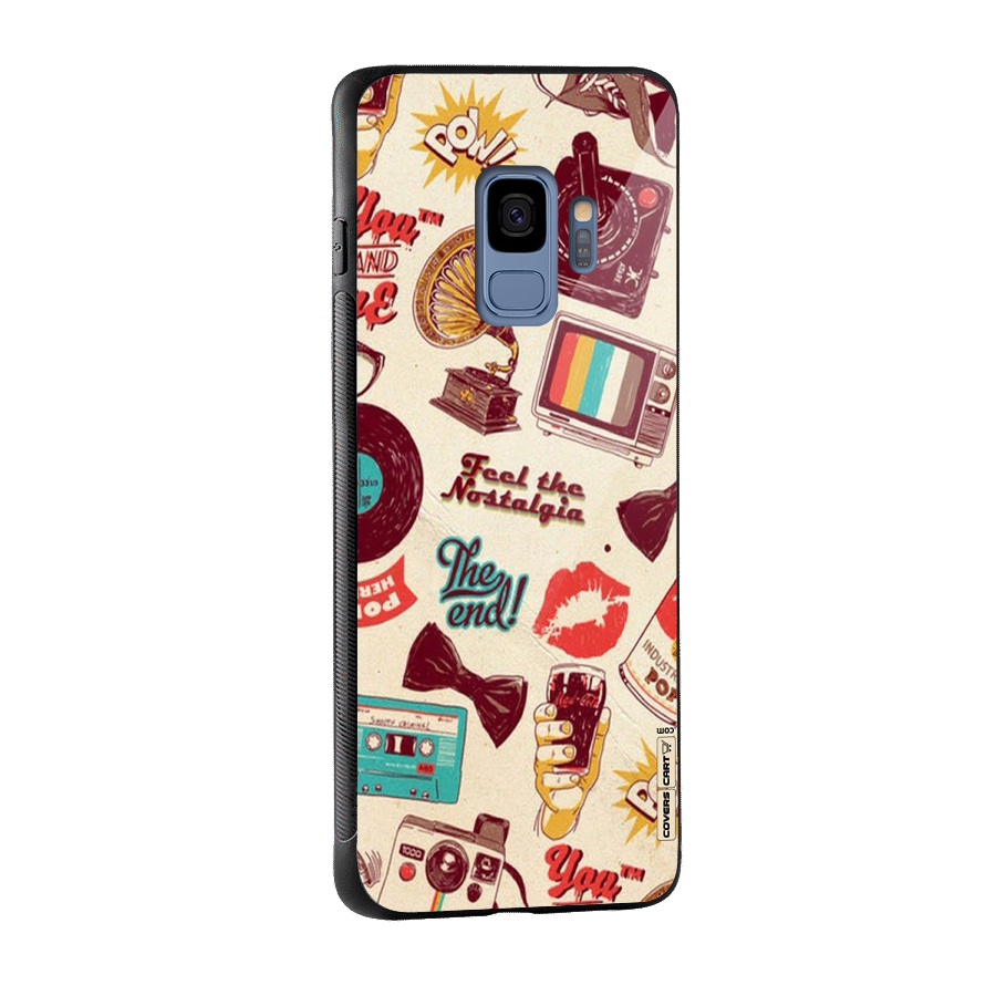 Feel The Nostalgia Glass Back Case for Galaxy S9
