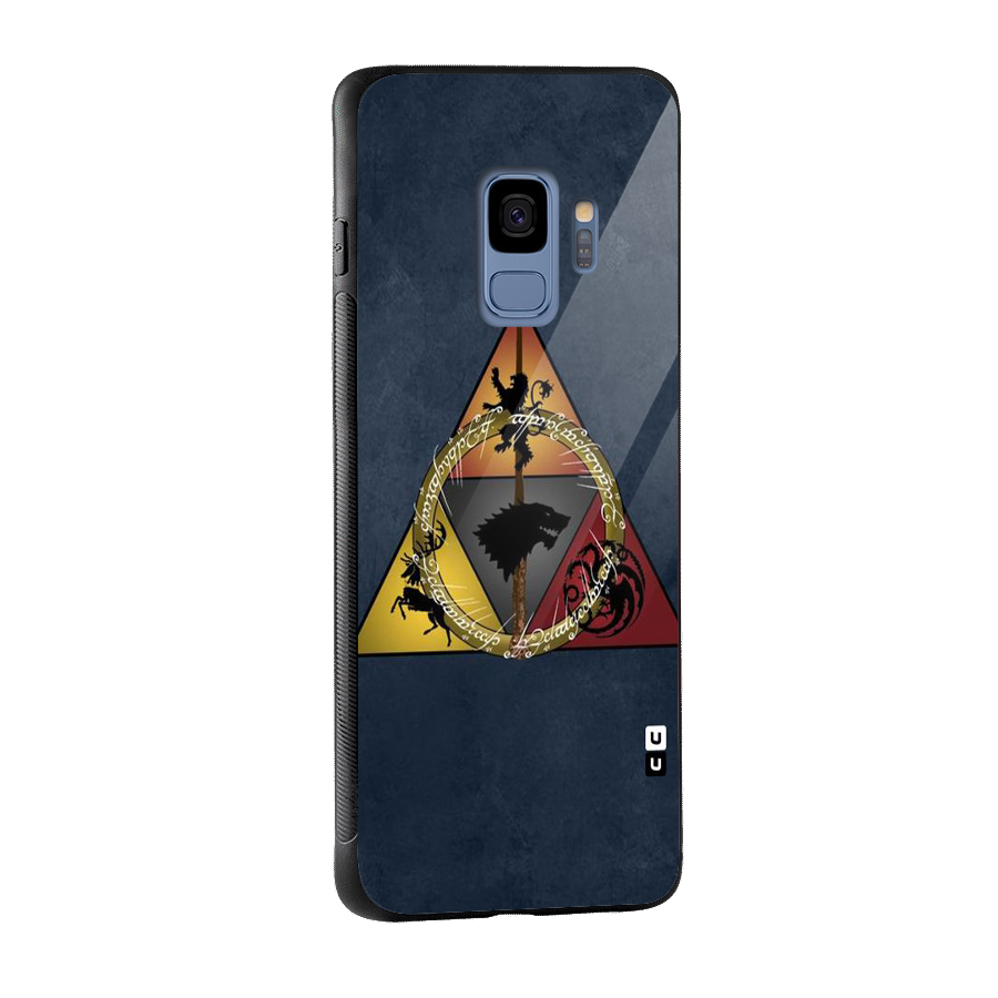 Fight For Crown Glass Back Case for Galaxy S9