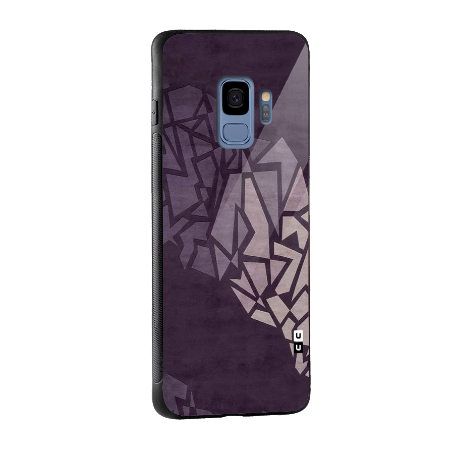 Fine Abstract Glass Back Case for Galaxy S9