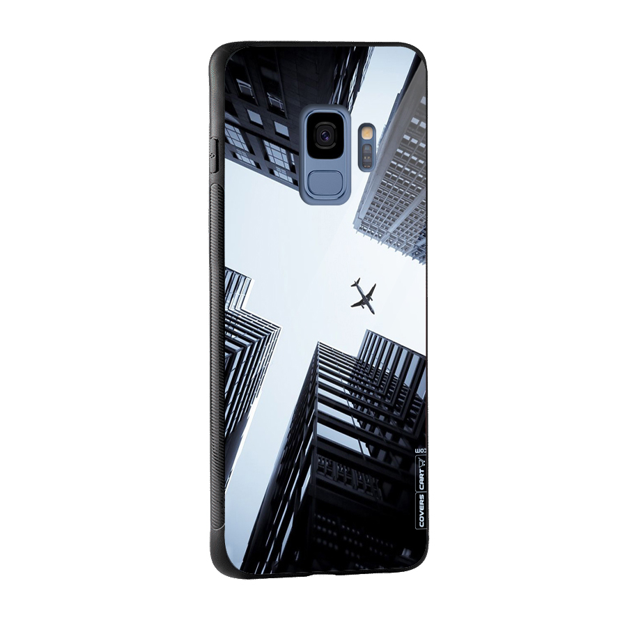 Fly Perspective Glass Back Case for Galaxy S9