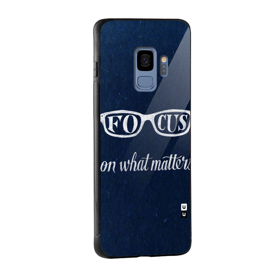 Focus Matters Glass Back Case for Galaxy S9