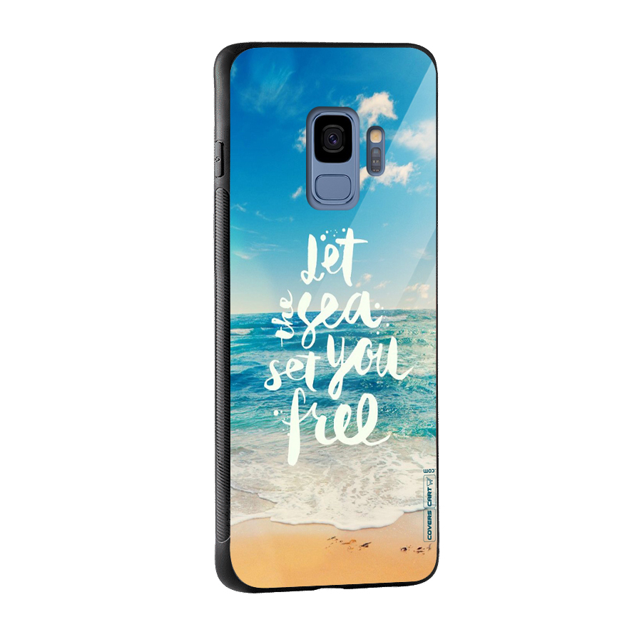 Free Sea Glass Back Case for Galaxy S9