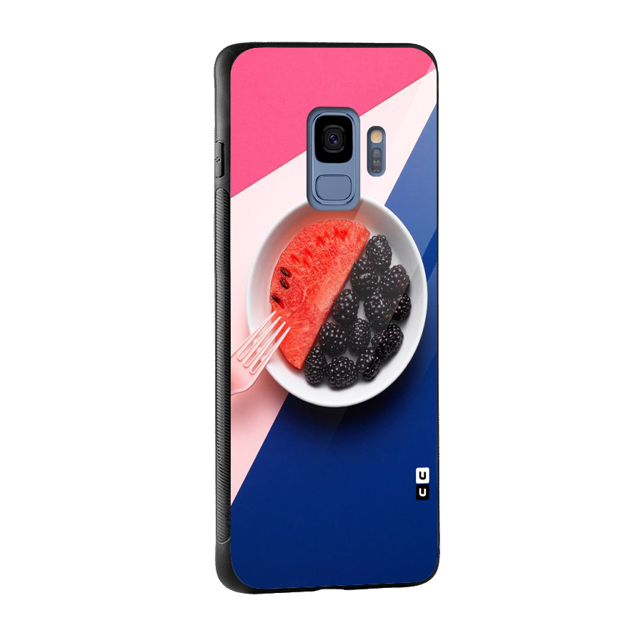 Fresh Fruit Season Glass Back Case for Galaxy S9