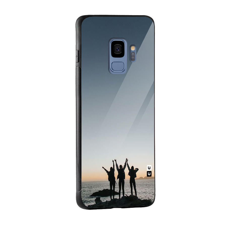 Friendship Glass Back Case for Galaxy S9