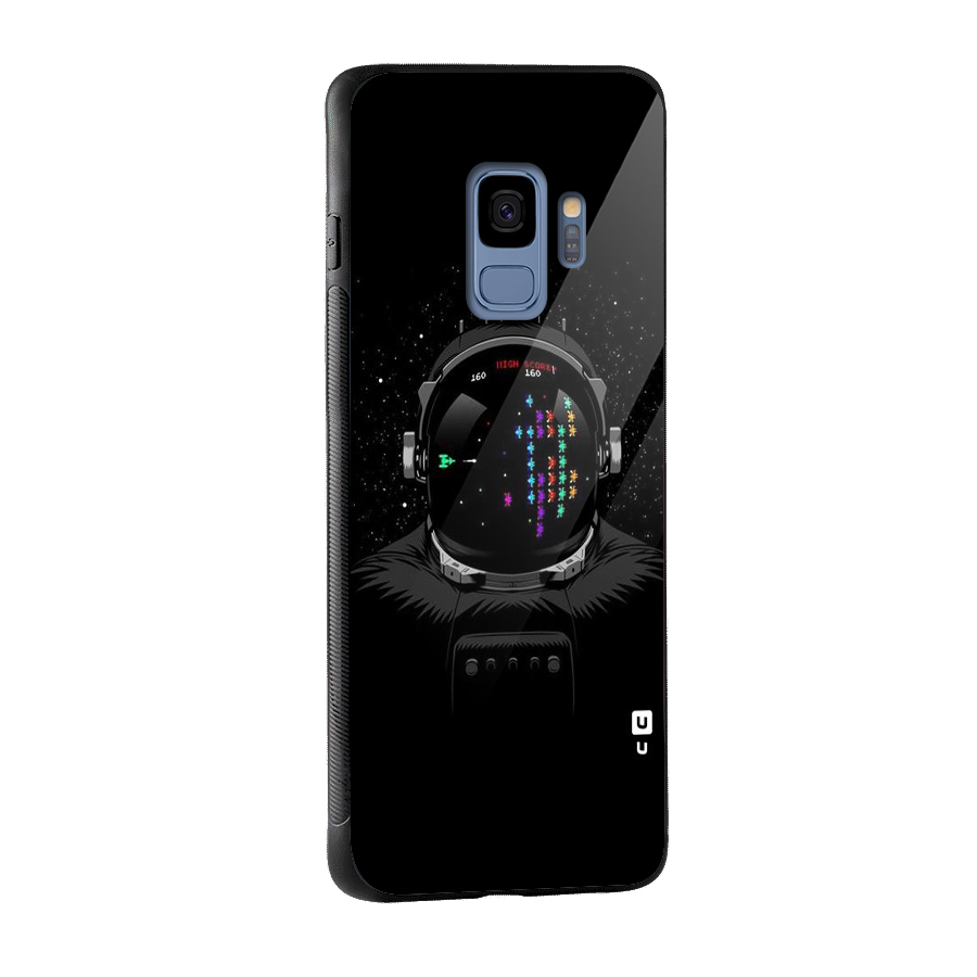 Gamer Head Glass Back Case for Galaxy S9