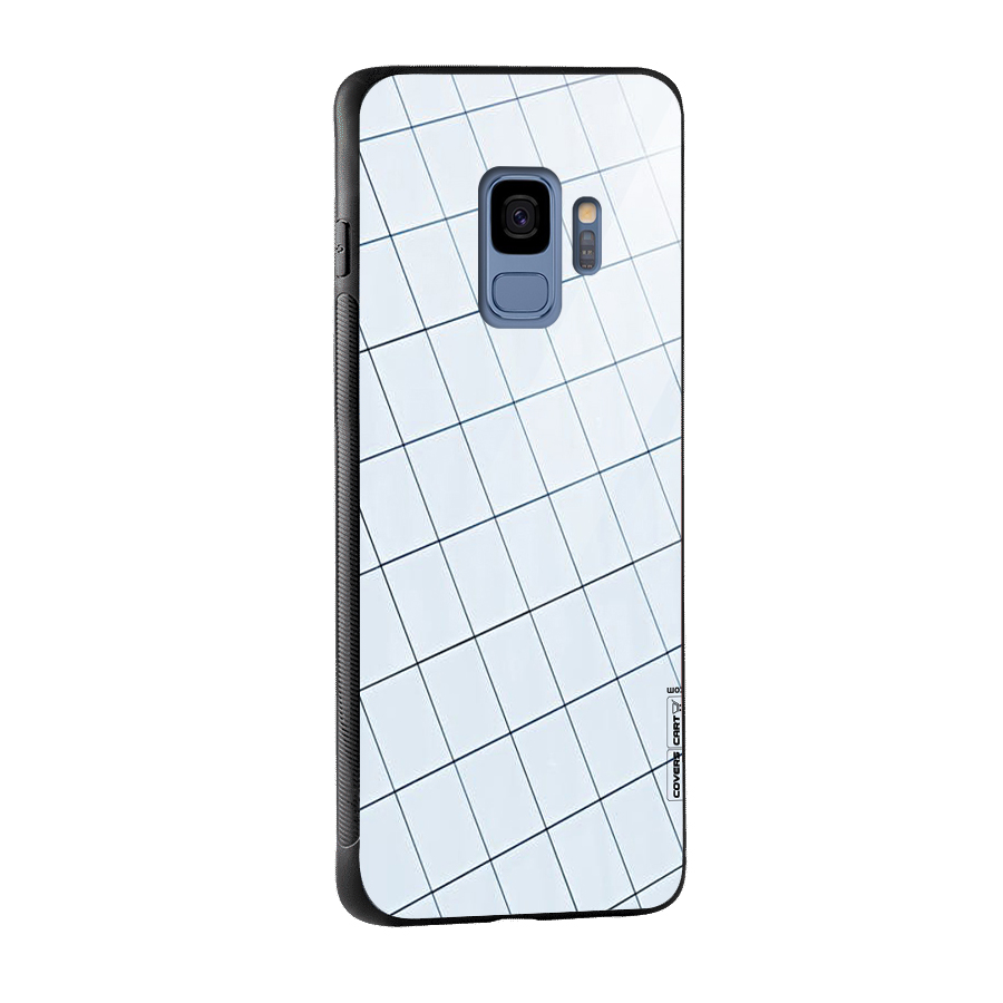 Glass Square Wall Glass Back Case for Galaxy S9