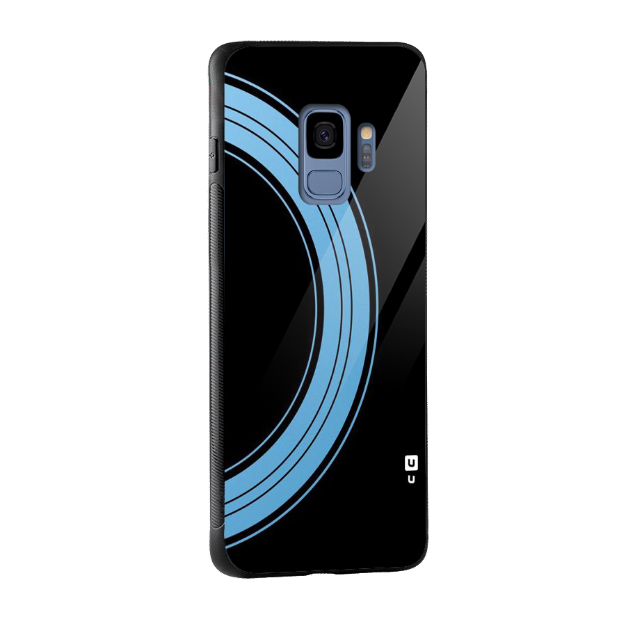 Half Circles Glass Back Case for Galaxy S9