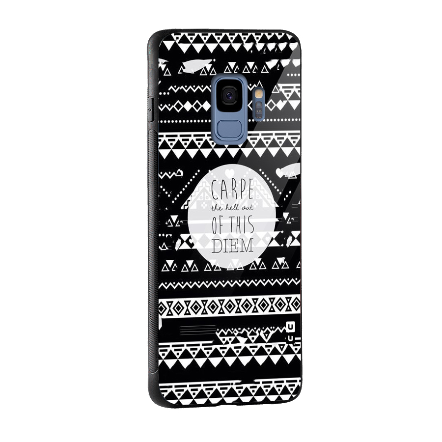Hell Diem Glass Back Case for Galaxy S9
