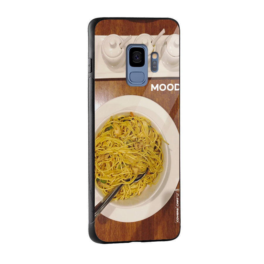 Hogging Mood Glass Back Case for Galaxy S9