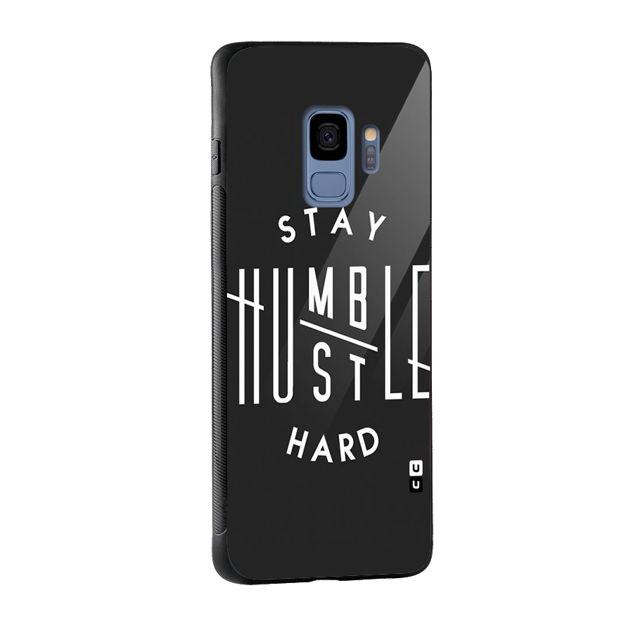 Hustle Hard Glass Back Case for Galaxy S9