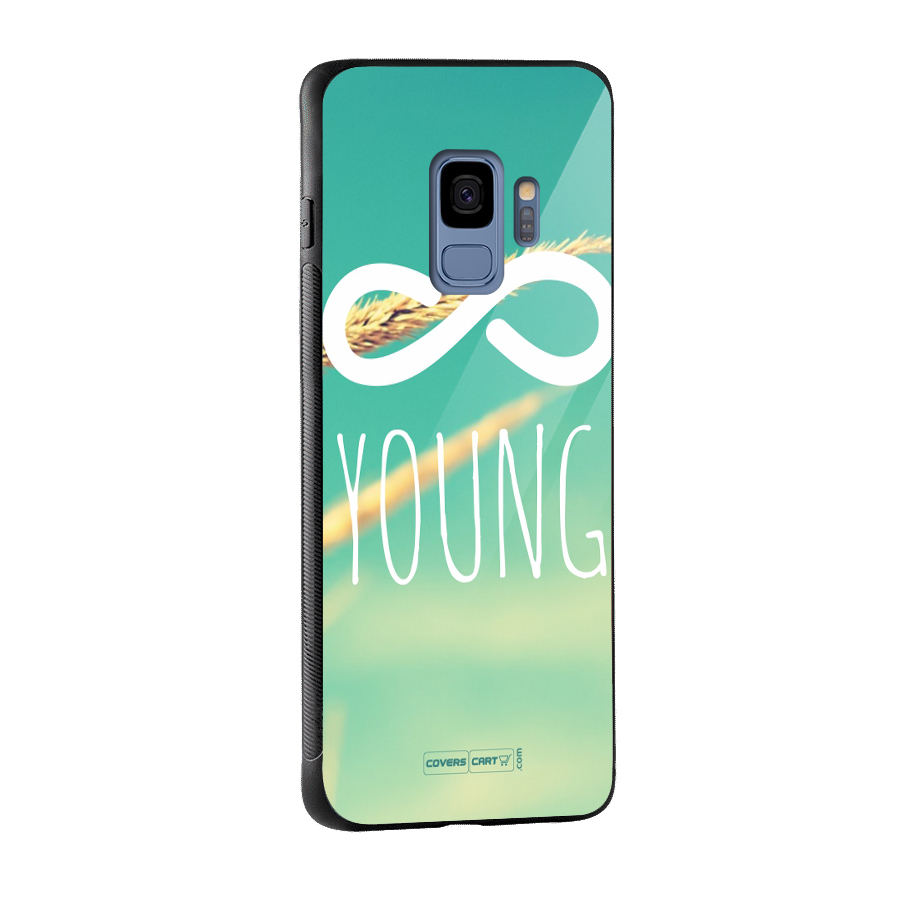 Infinity Young Glass Back Case for Galaxy S9