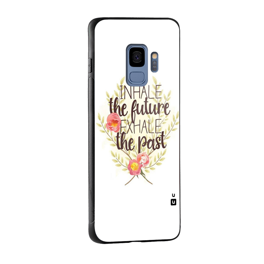 Inhale Future Glass Back Case for Galaxy S9