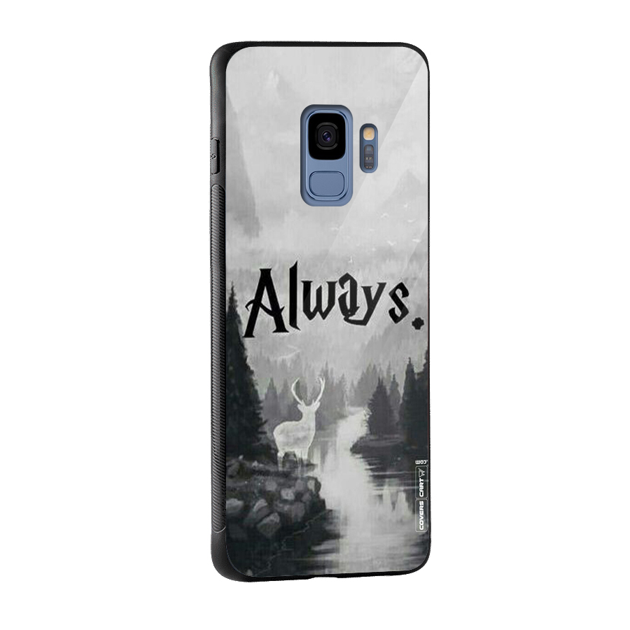 Invisible Deer Glass Back Case for Galaxy S9