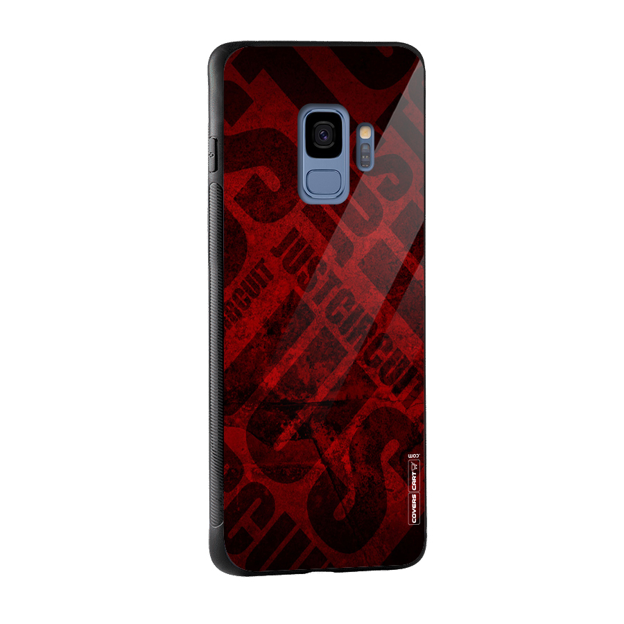 Just Circuit Glass Back Case for Galaxy S9