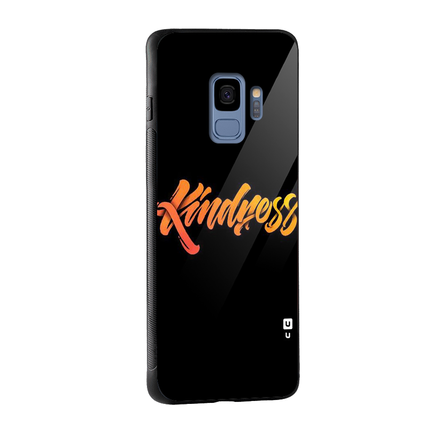 Kindness Glass Back Case for Galaxy S9