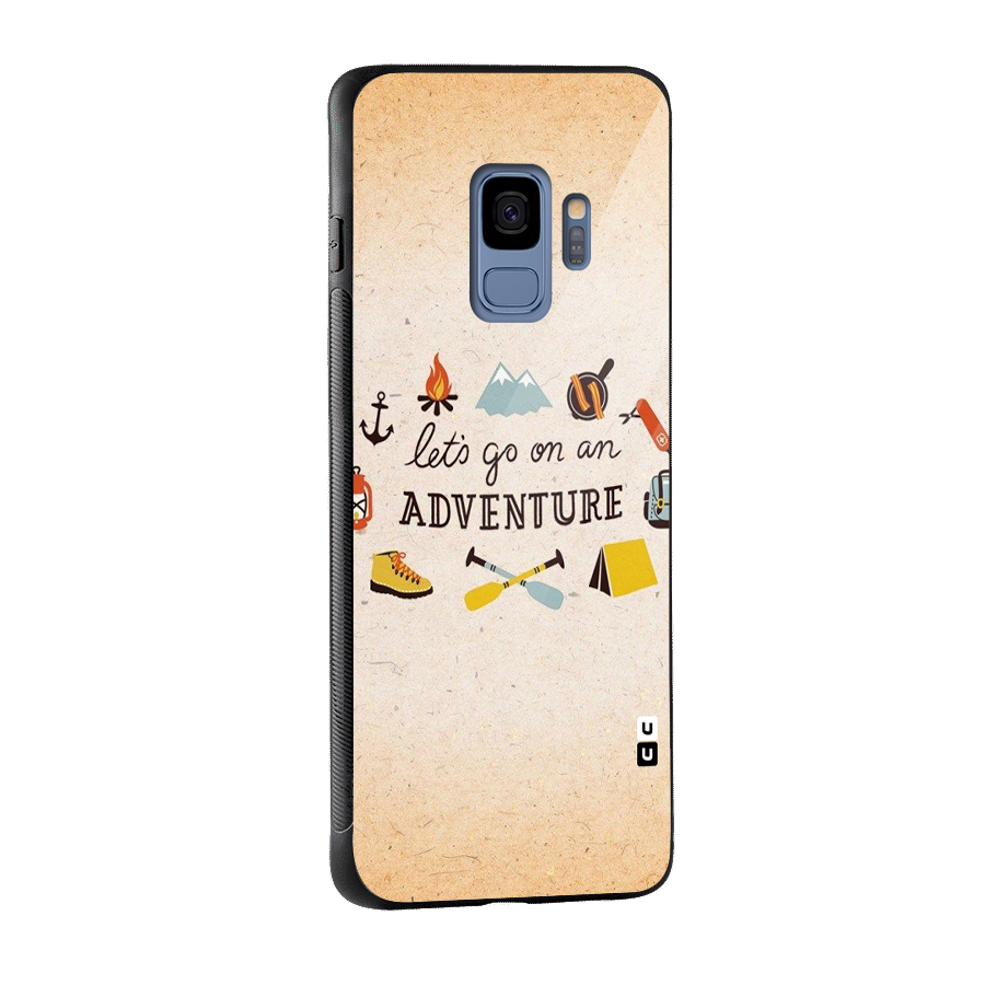 Lets Adventure Life Glass Back Case for Galaxy S9