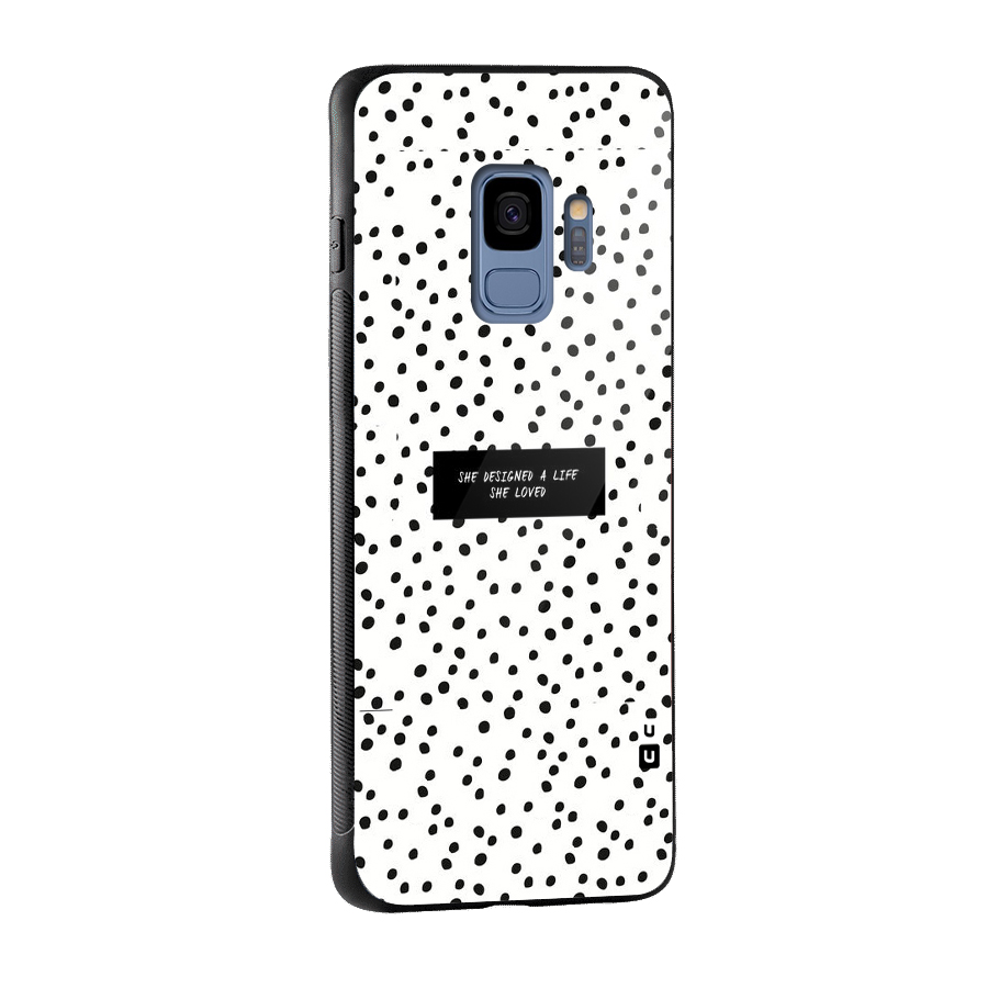 Life Loved Glass Back Case for Galaxy S9
