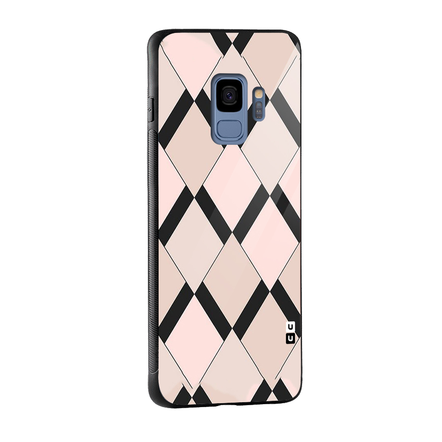 Light Pink Glass Back Case for Galaxy S9