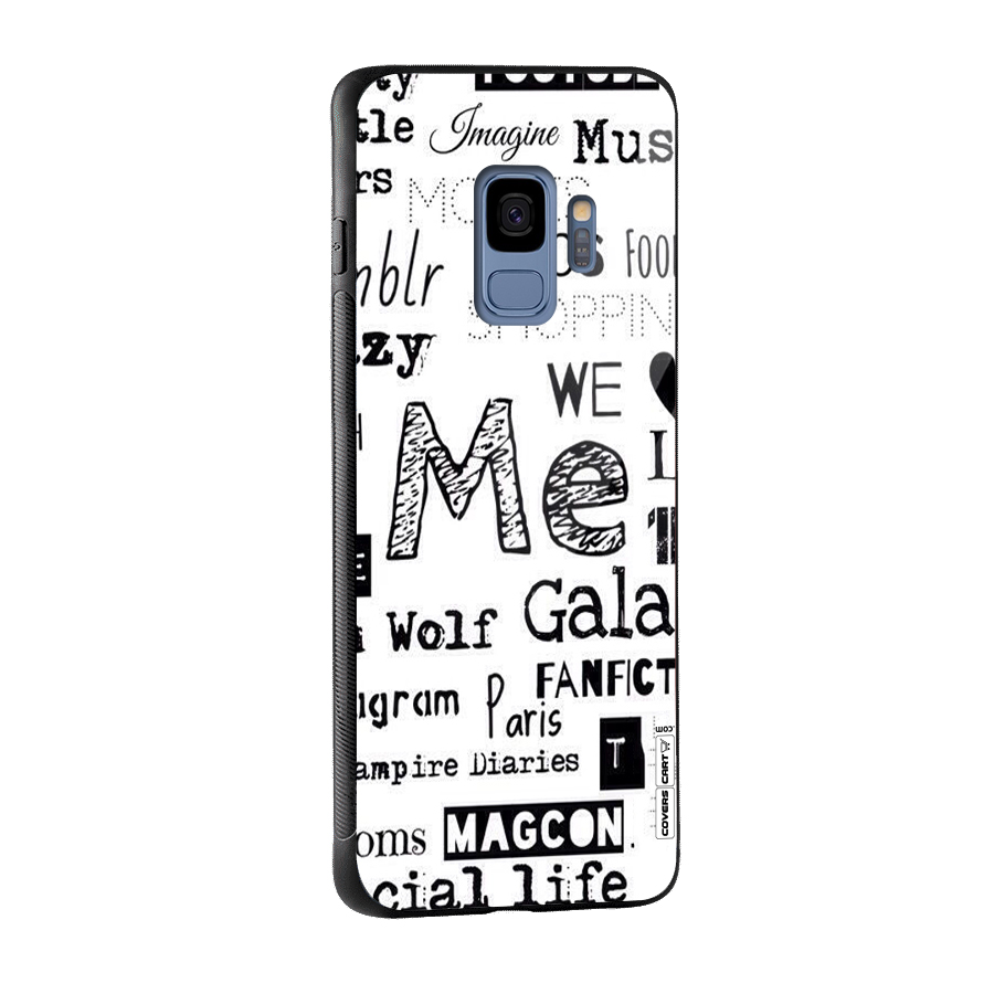Love Things Glass Back Case for Galaxy S9