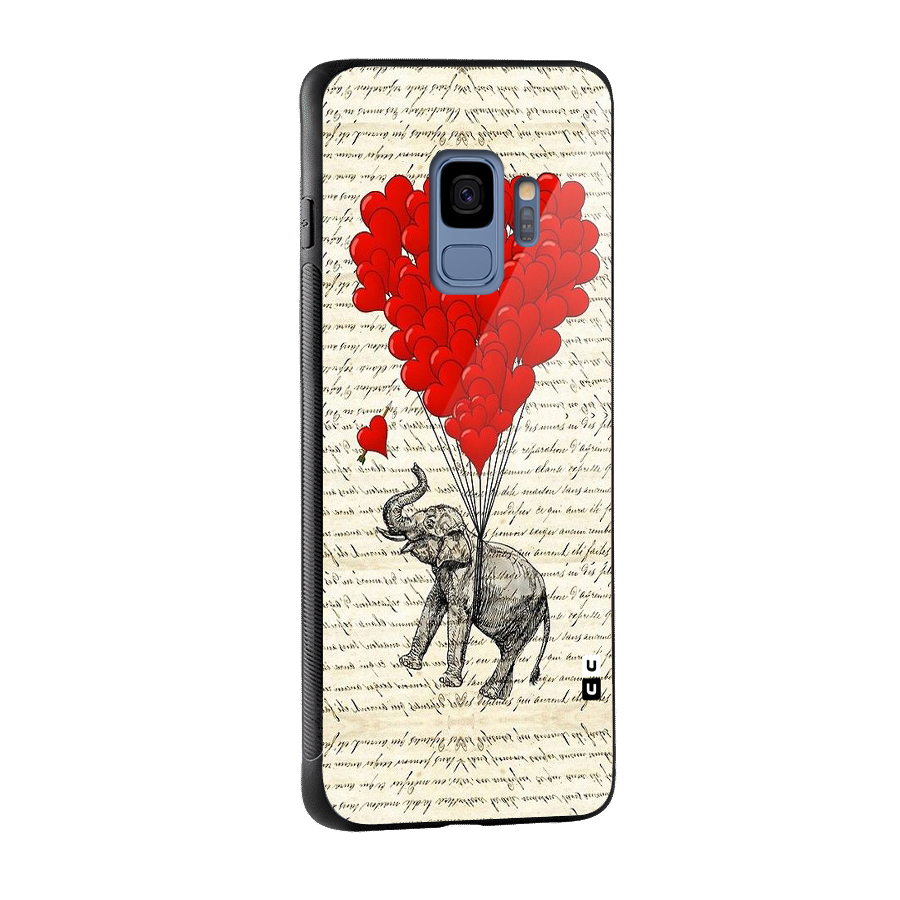 Love Weight Glass Back Case for Galaxy S9