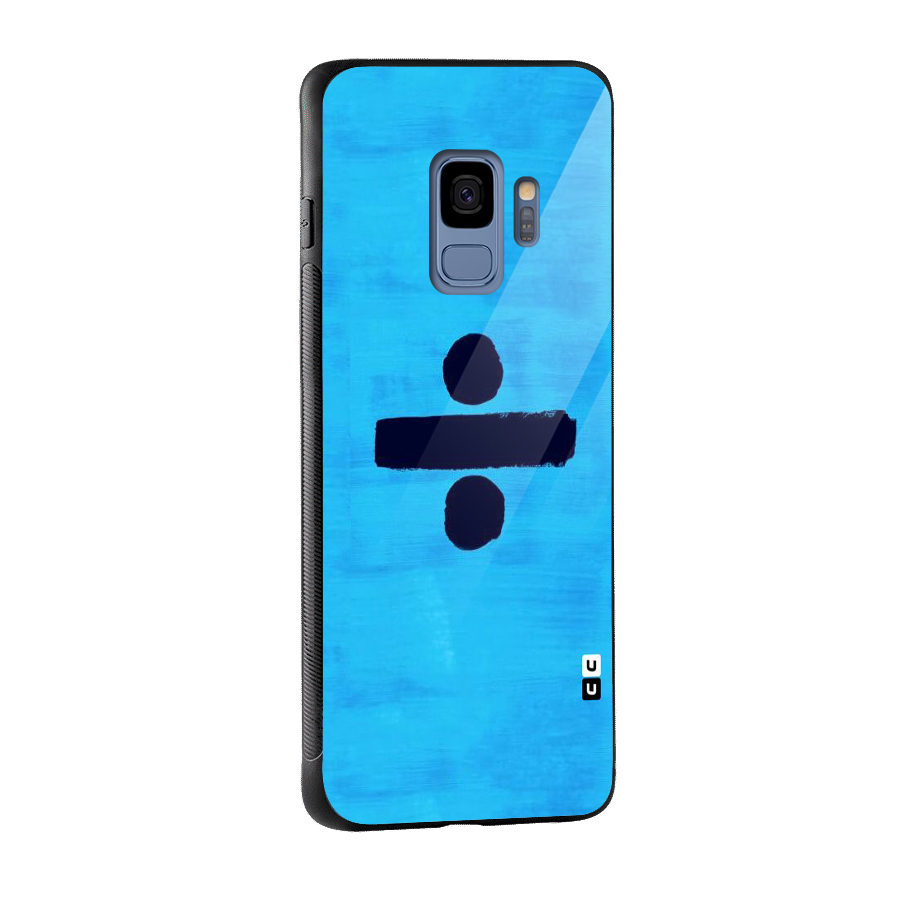 Math And Blue Glass Back Case for Galaxy S9
