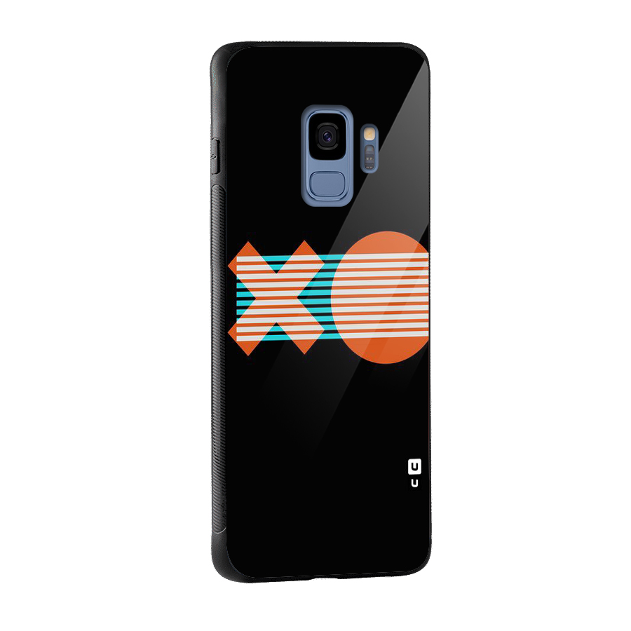 Minimal Art Glass Back Case for Galaxy S9