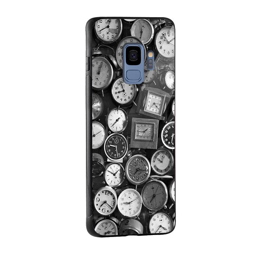 Monochrome Collection Glass Back Case for Galaxy S9