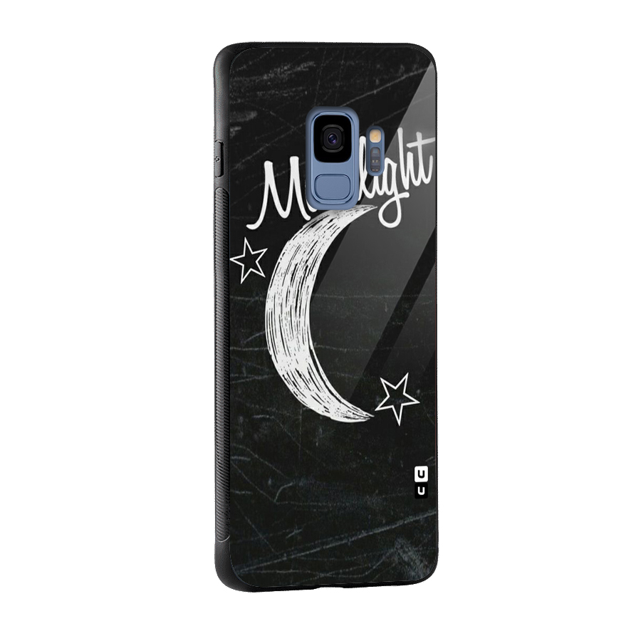 Moon Light Glass Back Case for Galaxy S9