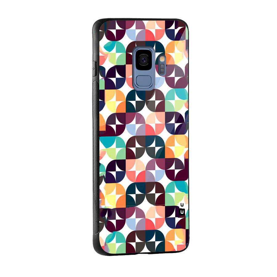 Multicolor Arc Glass Back Case for Galaxy S9