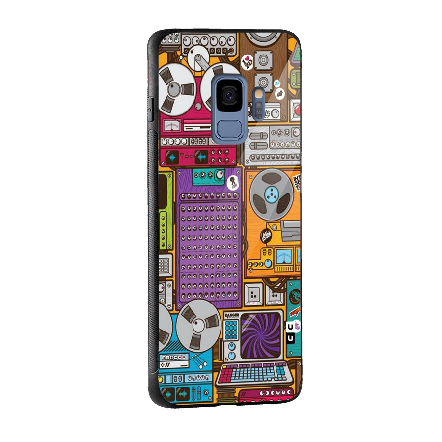 Music Decks Glass Back Case for Galaxy S9