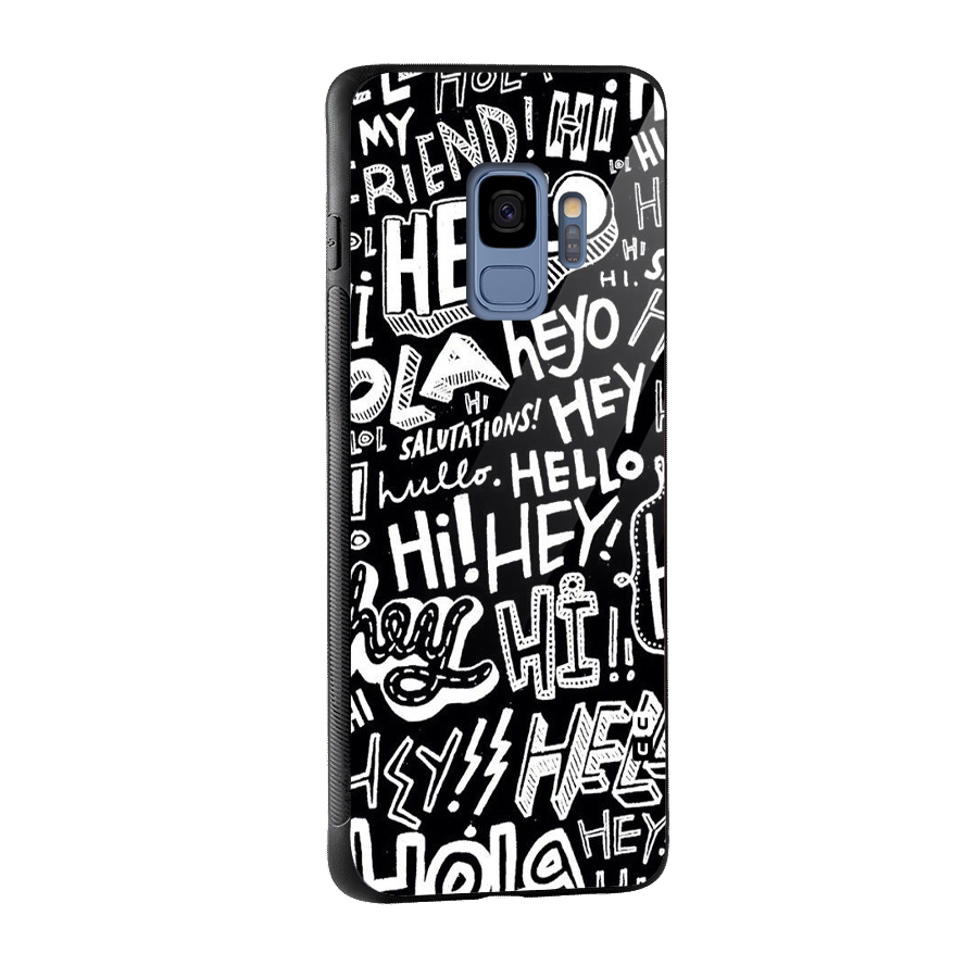 My Friend Glass Back Case for Galaxy S9