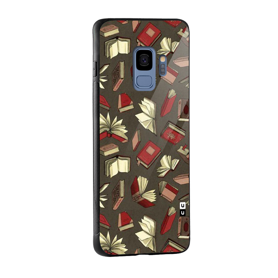 Nerd Head Glass Back Case for Galaxy S9