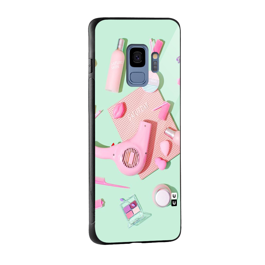 Night Out Slay Glass Back Case for Galaxy S9