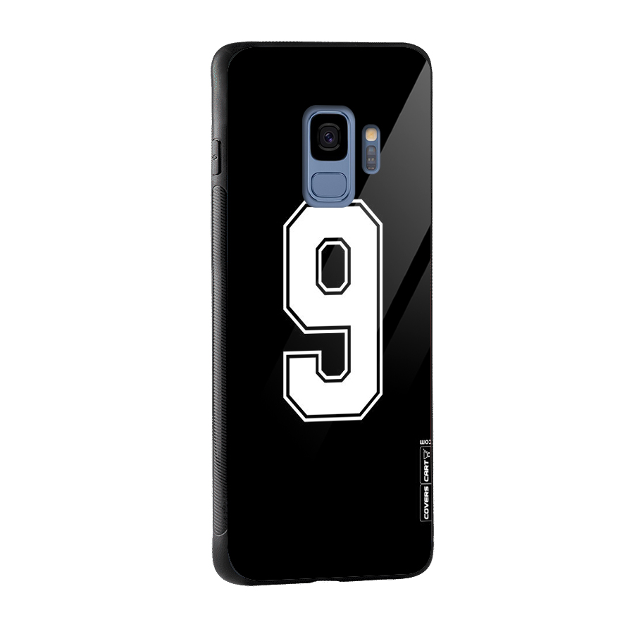 Number 9 Glass Back Case for Galaxy S9