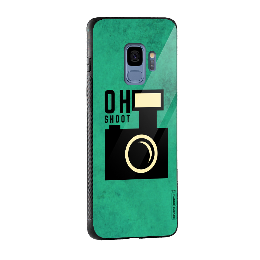 Oh Shoot Glass Back Case for Galaxy S9