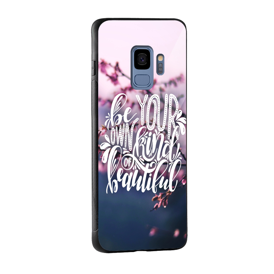 Own Kind of Beautiful Glass Back Case for Galaxy S9