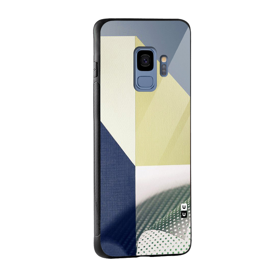 Paper Art Glass Back Case for Galaxy S9