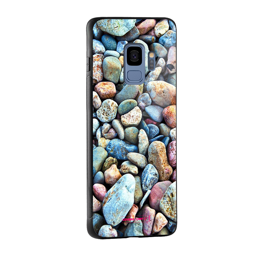 Pebbles Glass Back Case for Galaxy S9