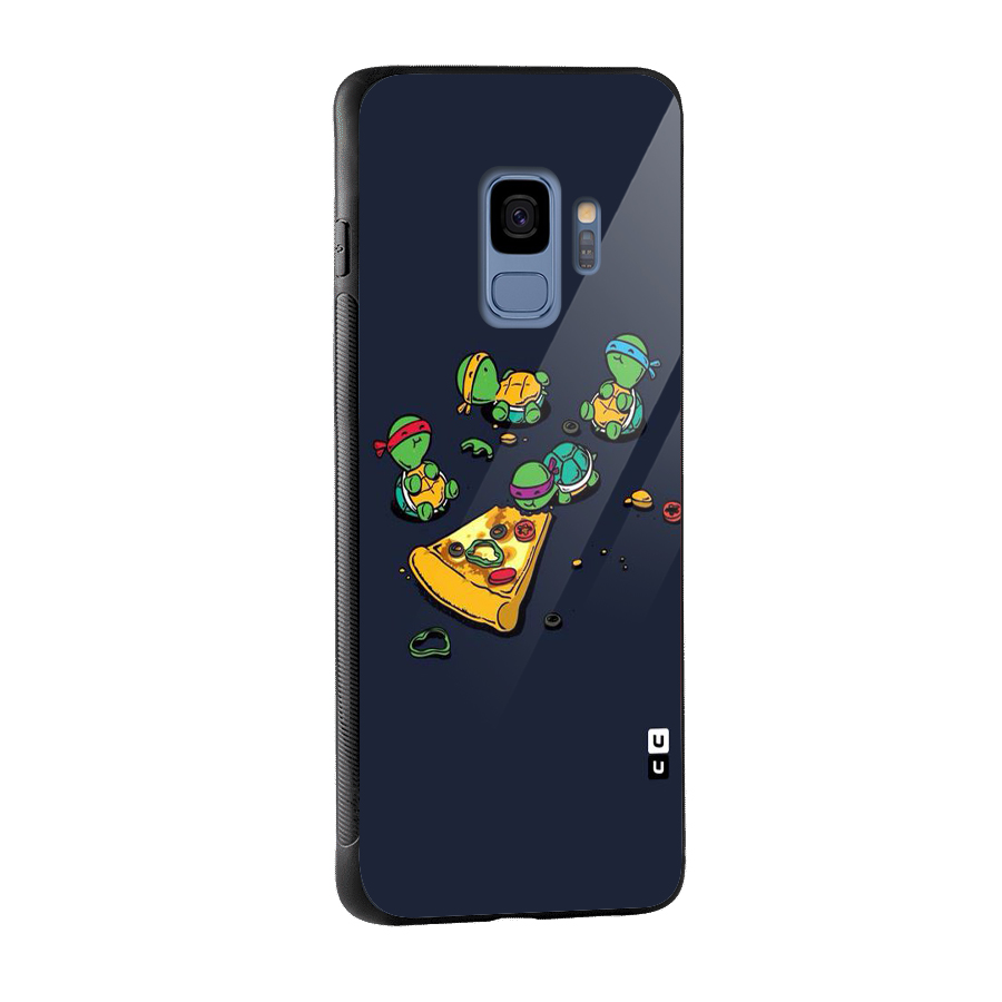 Pizza Overload Glass Back Case for Galaxy S9