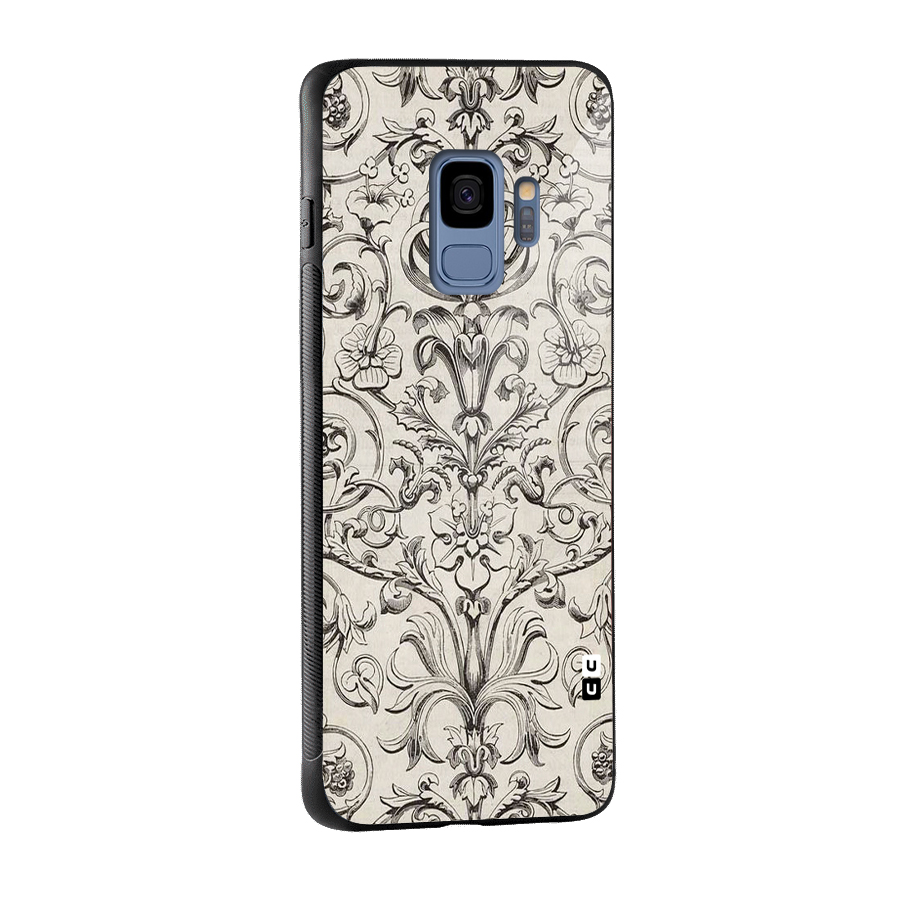 Pleasing Artsy Design Glass Back Case for Galaxy S9
