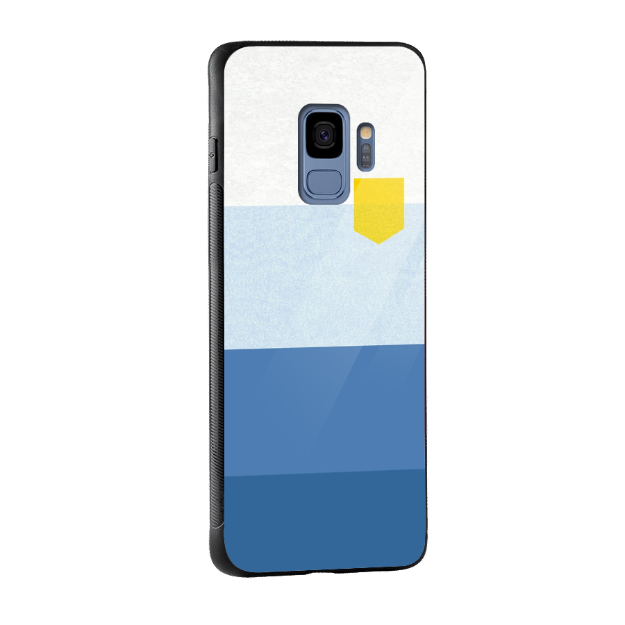Pocket Stripes. Glass Back Case for Galaxy S9