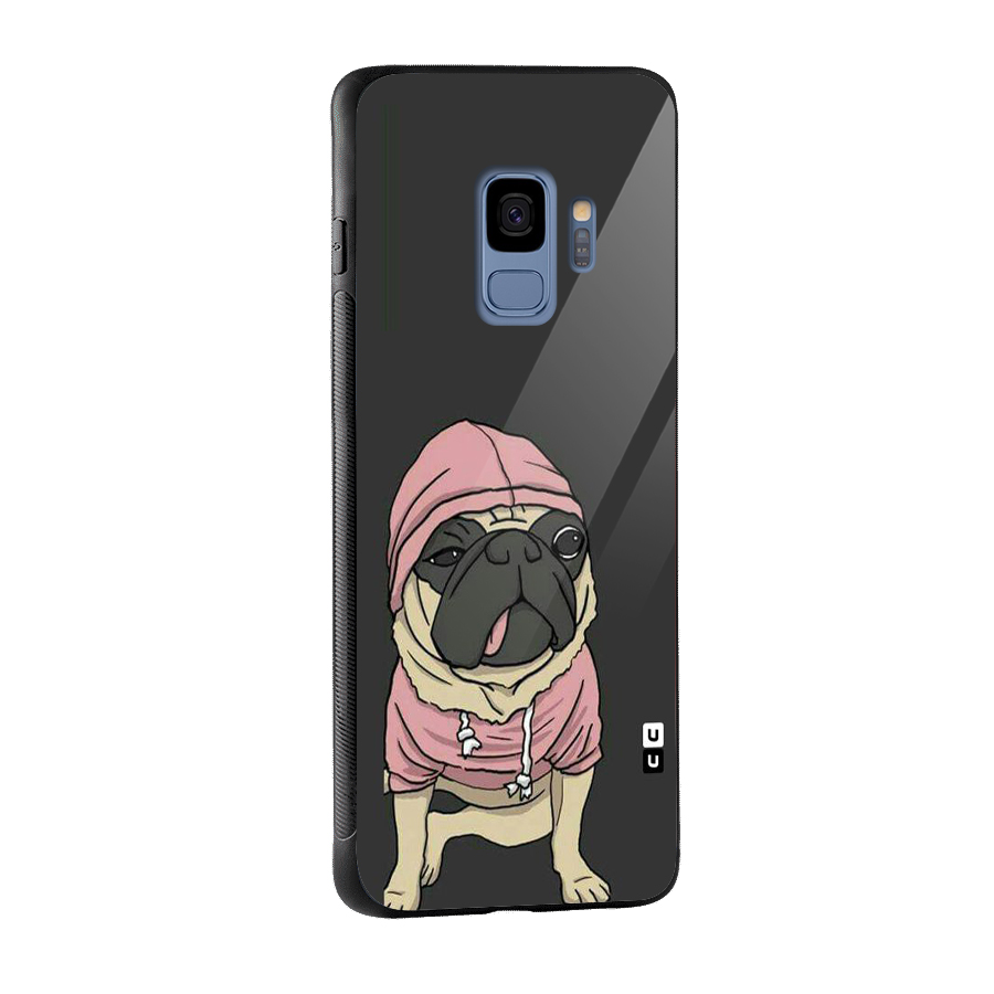 Pug Swag Glass Back Case for Galaxy S9