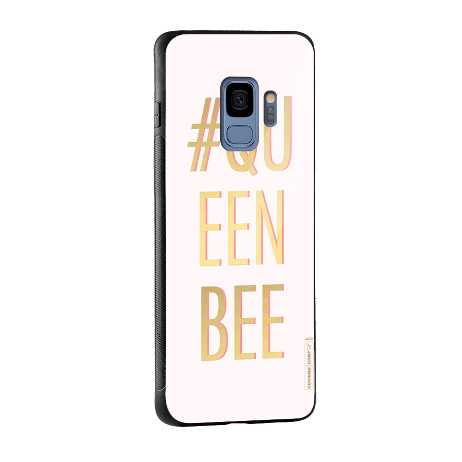 Queen Bee Glass Back Case for Galaxy S9